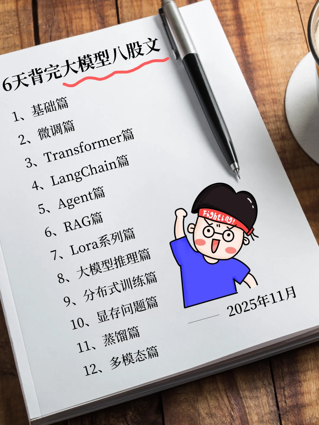 6天背完大模型面试八股??通过率99%