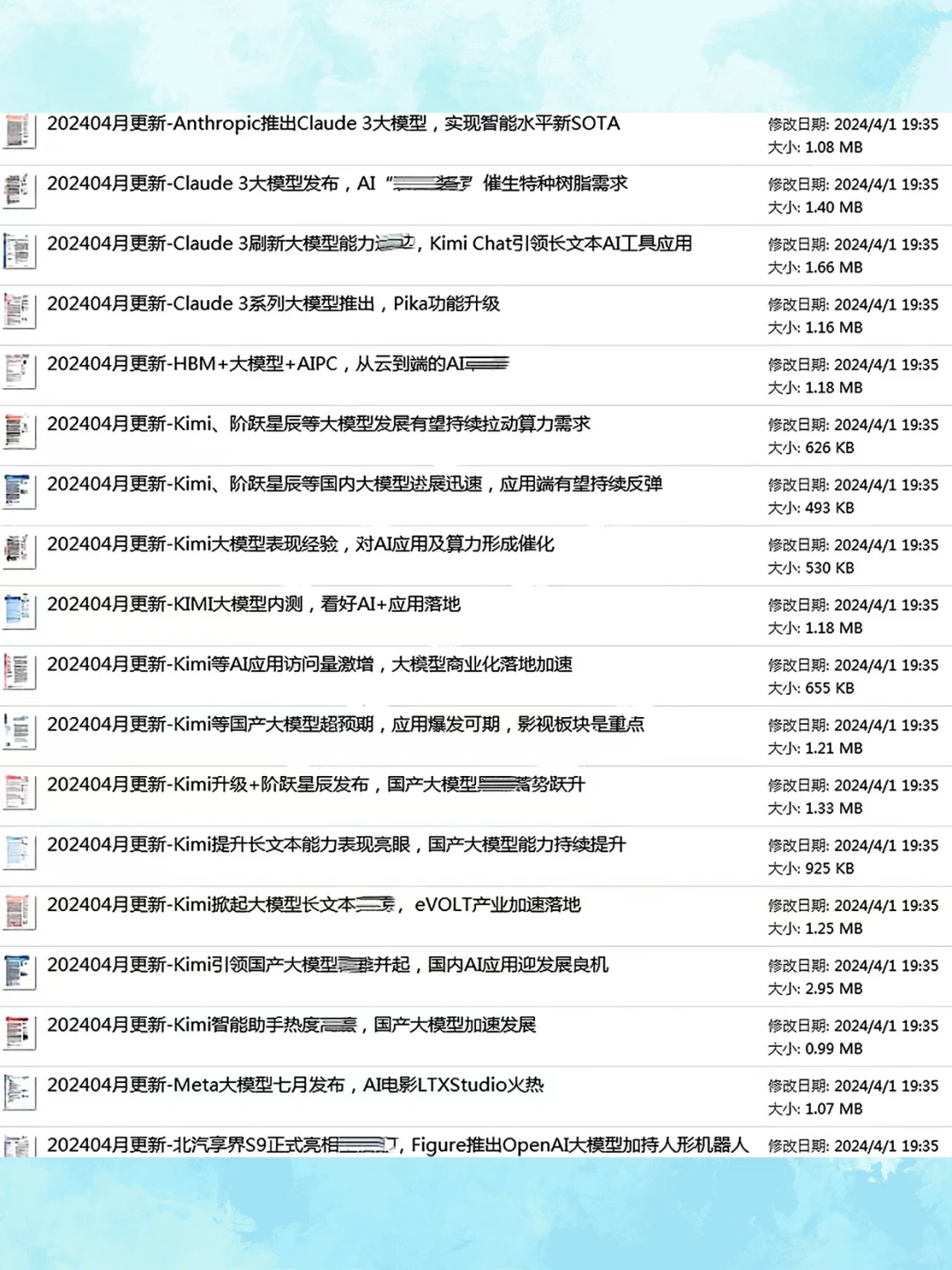AI大模型产业链前景报告2024年人工智