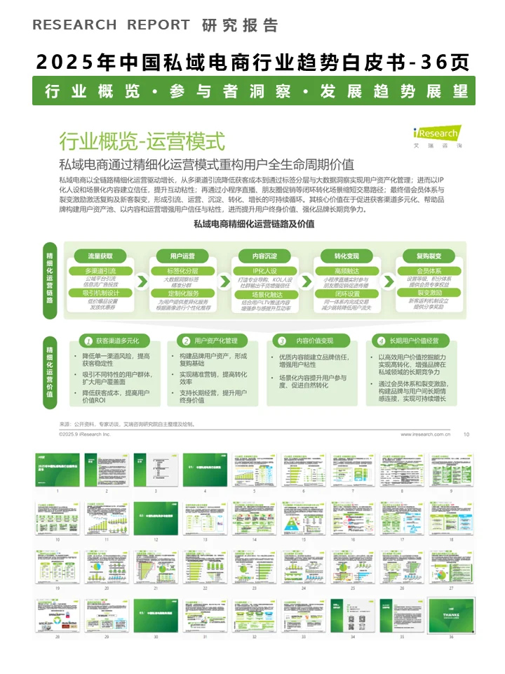 一篇报告读懂2025私域电商行业发展现状
