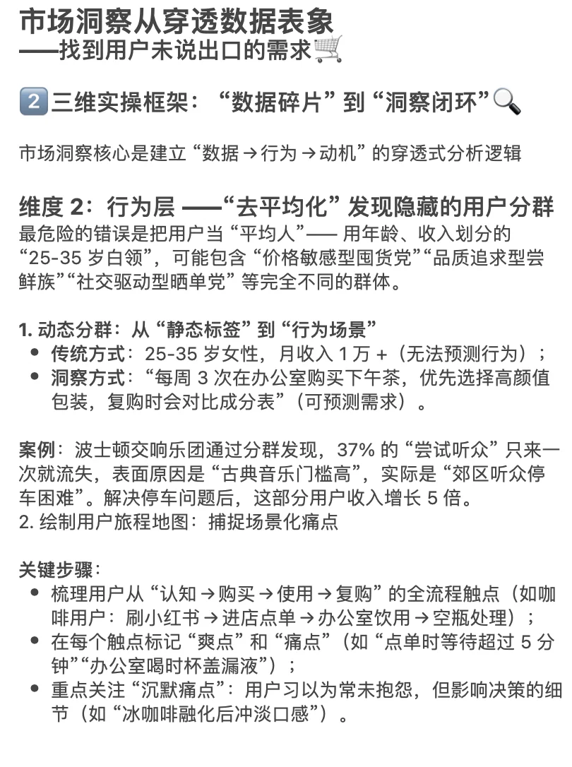 市场洞察应该怎么做！？？