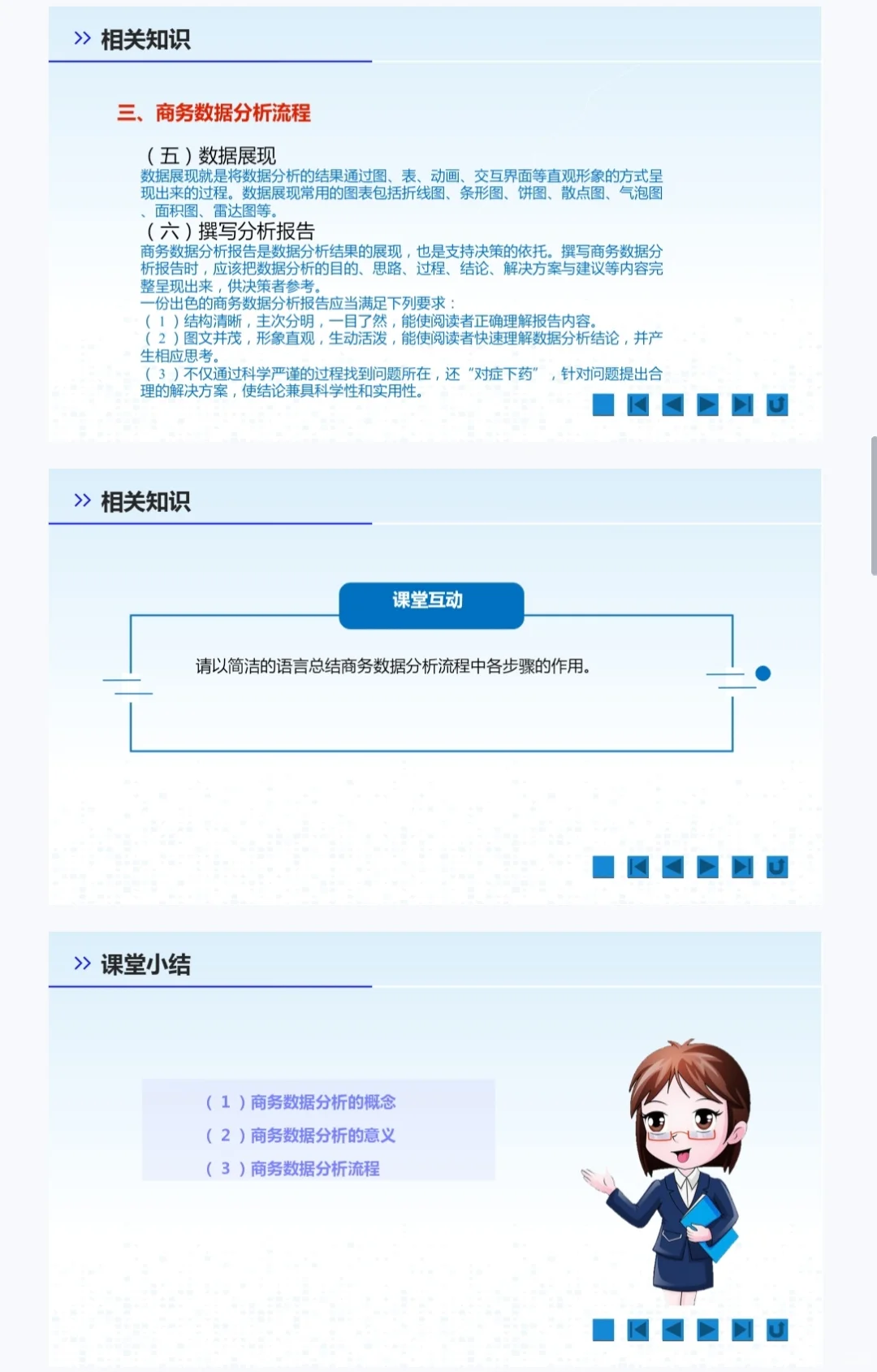 商务数据分析与应用课程教学PPT课件教案