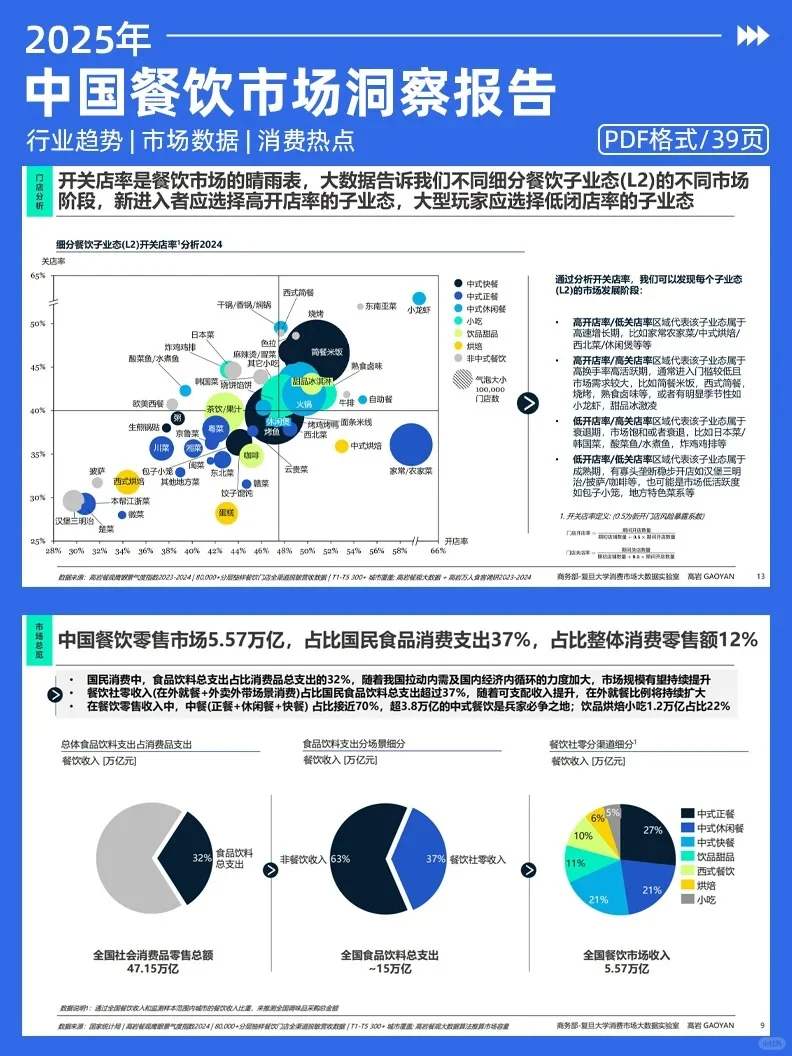 2025中国餐饮市场全景图及趋势展望洞察报告