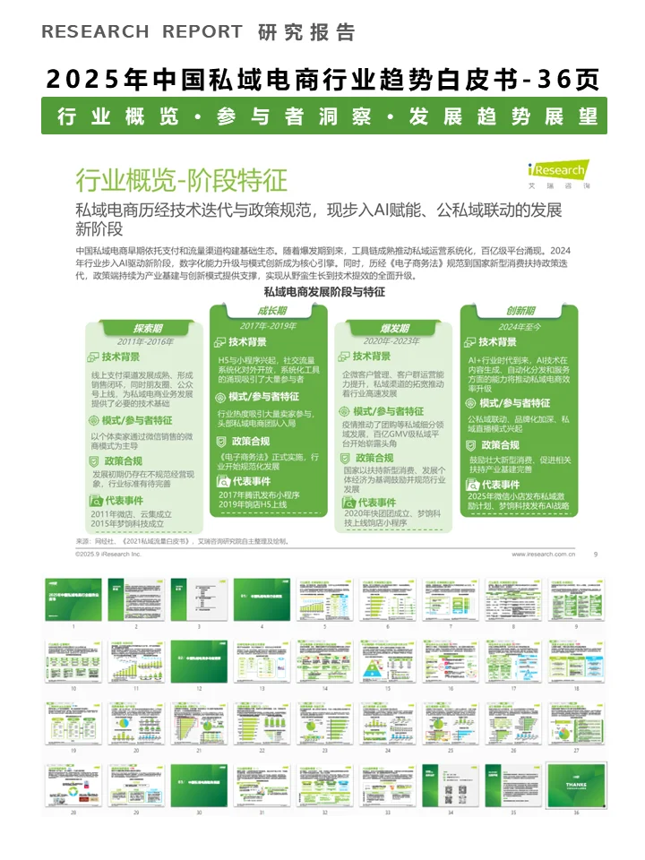 一篇报告读懂2025私域电商行业发展现状