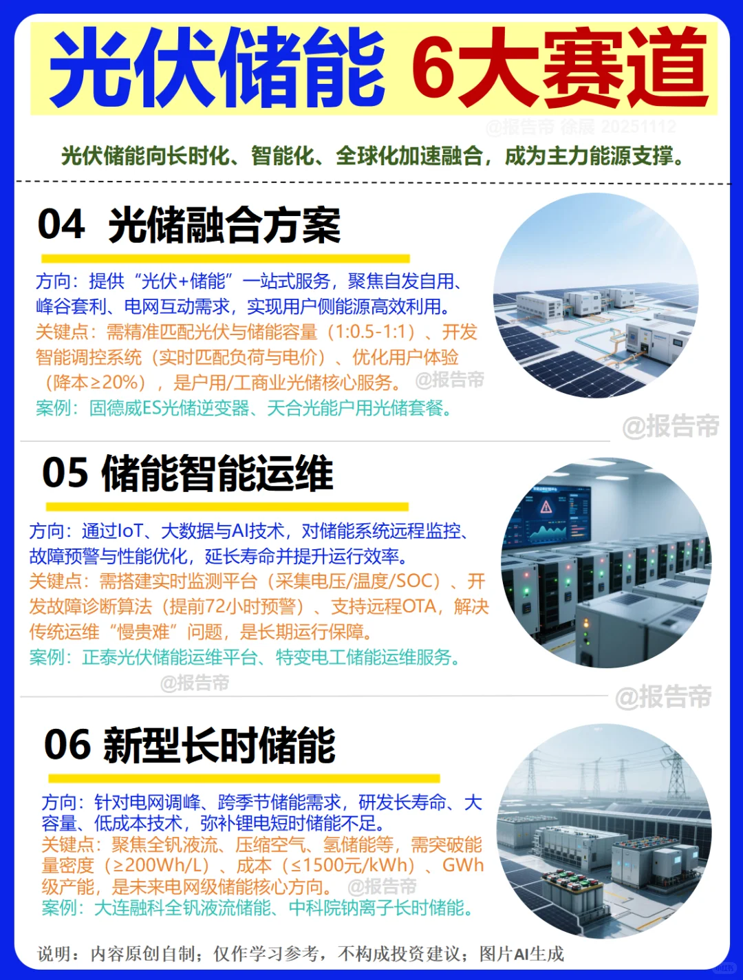 光伏储能 产业图鉴～1天1条产业链
