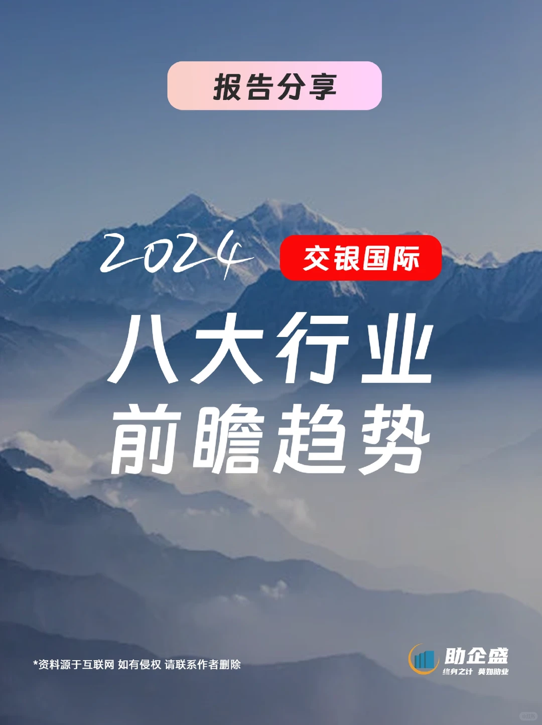重磅报告|433页展望报告:八大行业前瞻