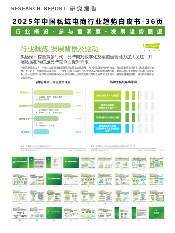 一篇报告读懂2025私域电商行业发展现状