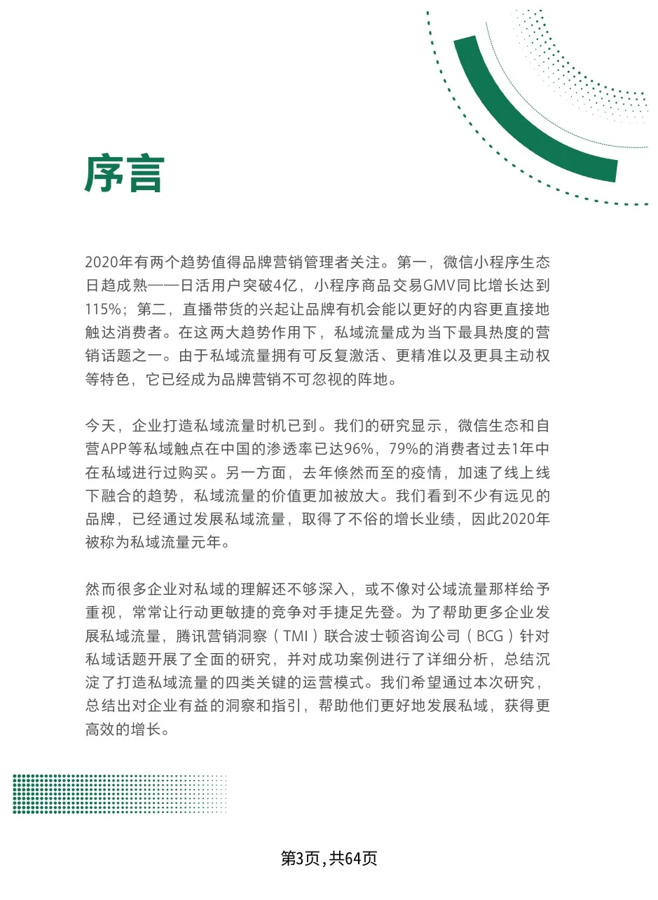 公域的尽头是私域，私域营销白皮书