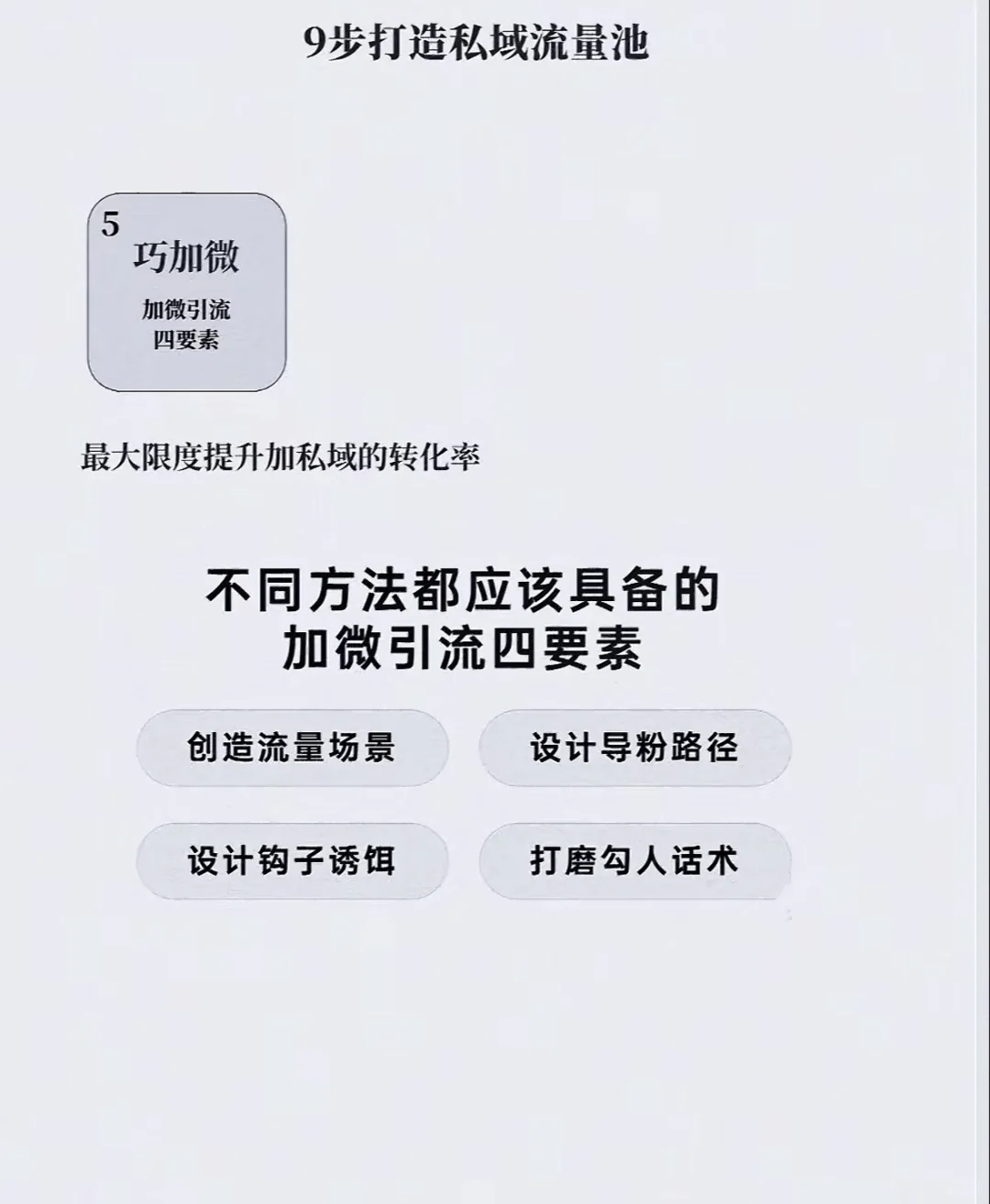 9步私域流量打法！