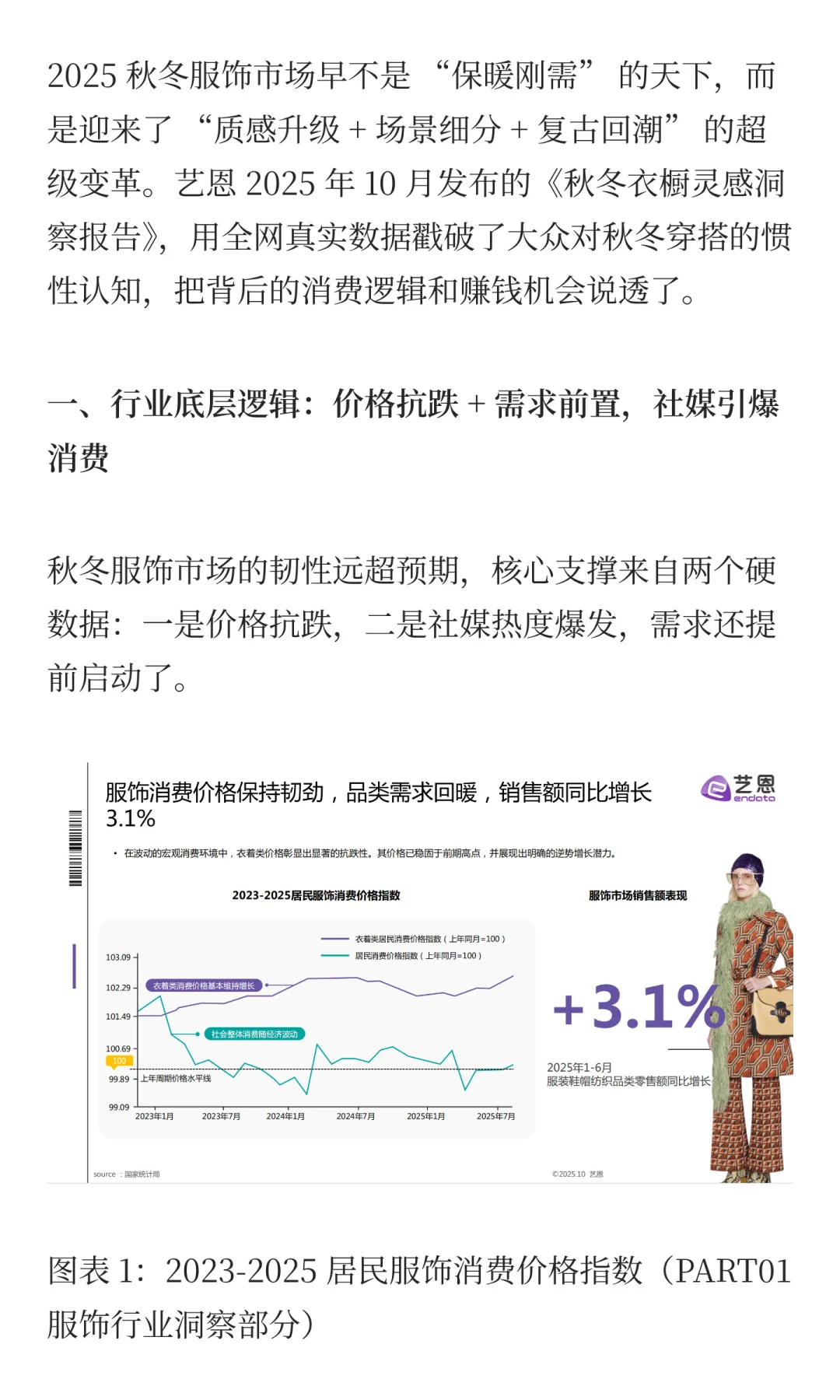 2025 秋冬服饰市场洞察：复古风来