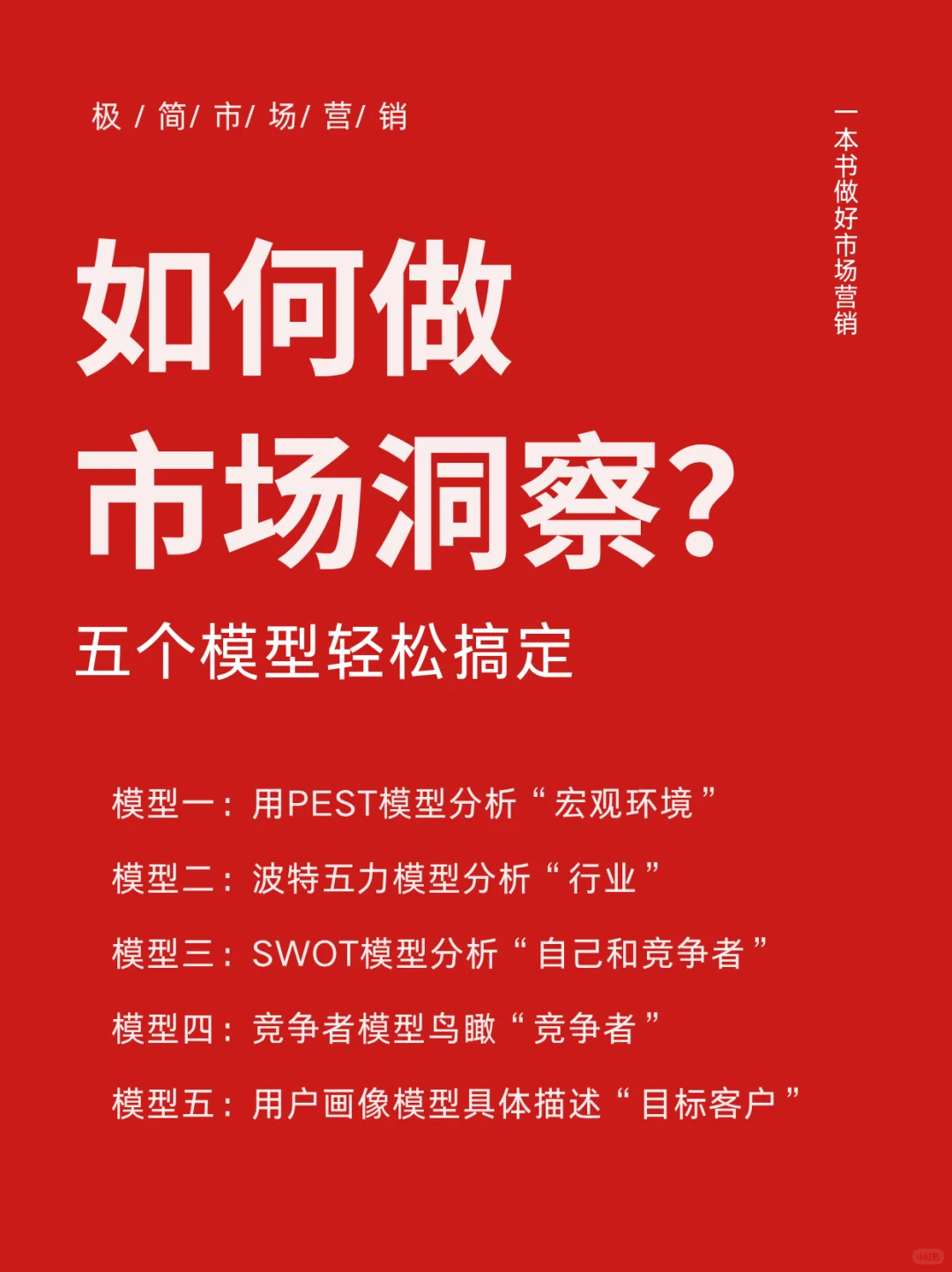 市场洞察怎么做?五个经典模型轻松搞定