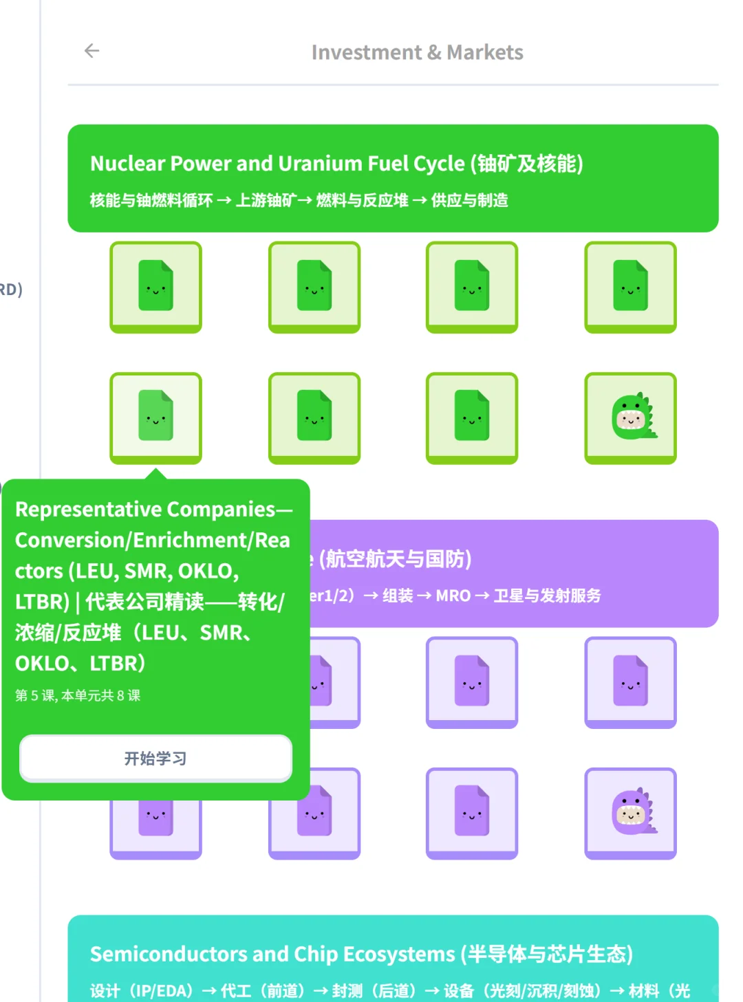 英语模块新上线: 每天了解一行业 (274节课)
