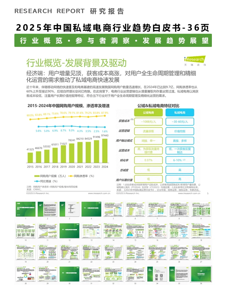 一篇报告读懂2025私域电商行业发展现状