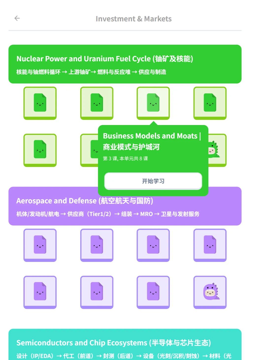 英语模块新上线: 每天了解一行业 (274节课)