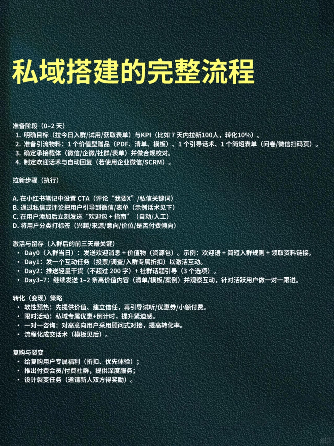 每天一个运营小知识——私域