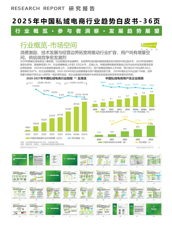 一篇报告读懂2025私域电商行业发展现状