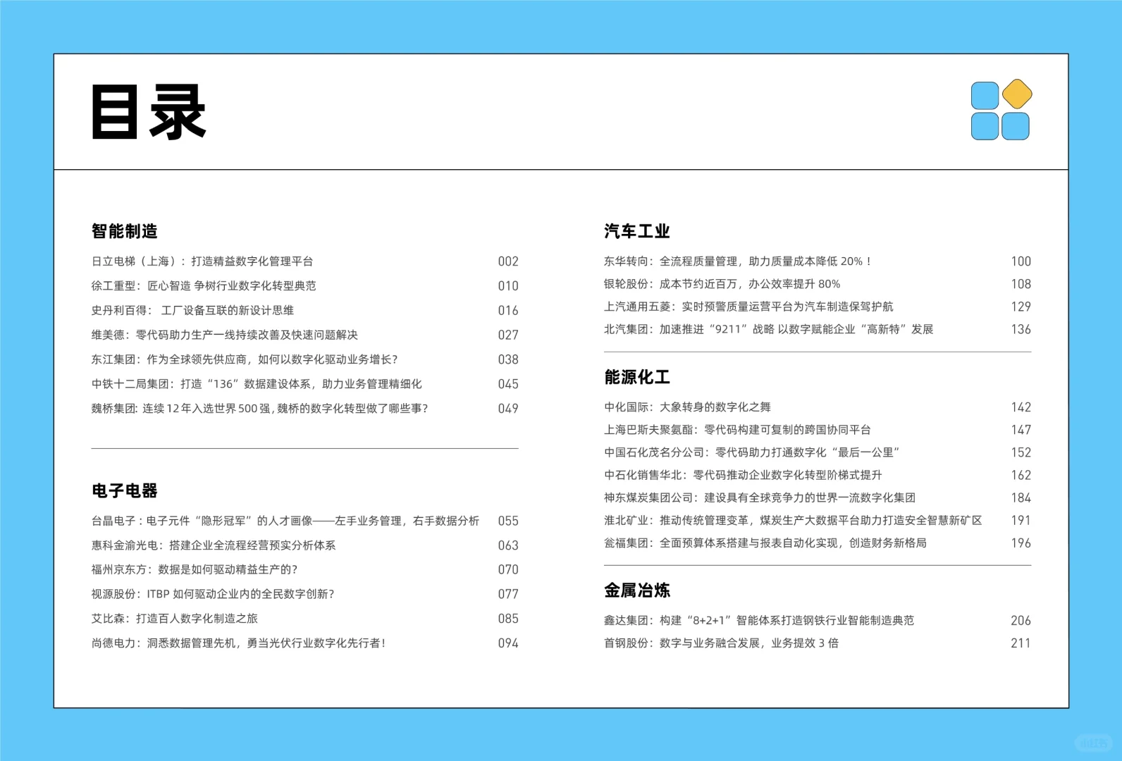 制造行业案例集
