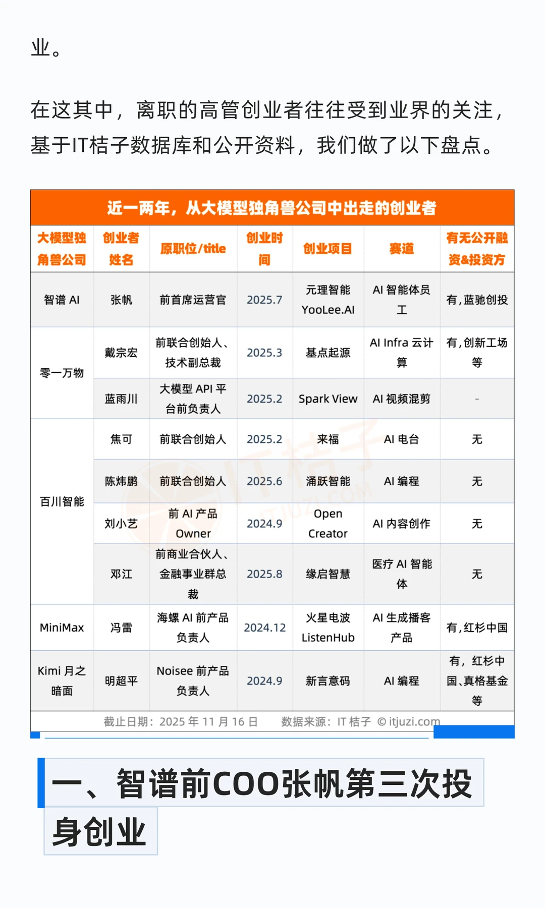 大模型高管集体出走!