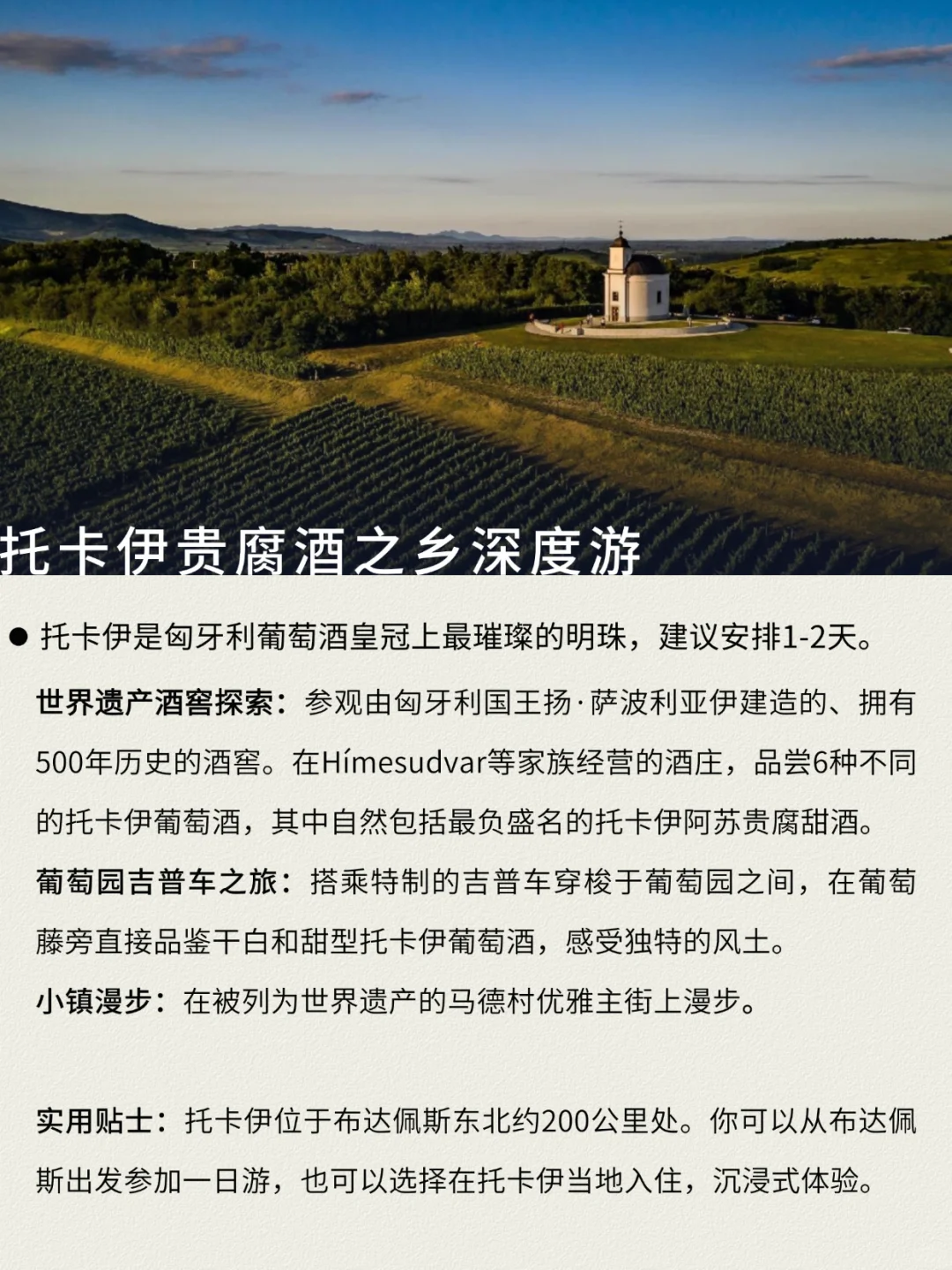 欢迎你到匈牙利开启回味无穷的红酒之旅!
