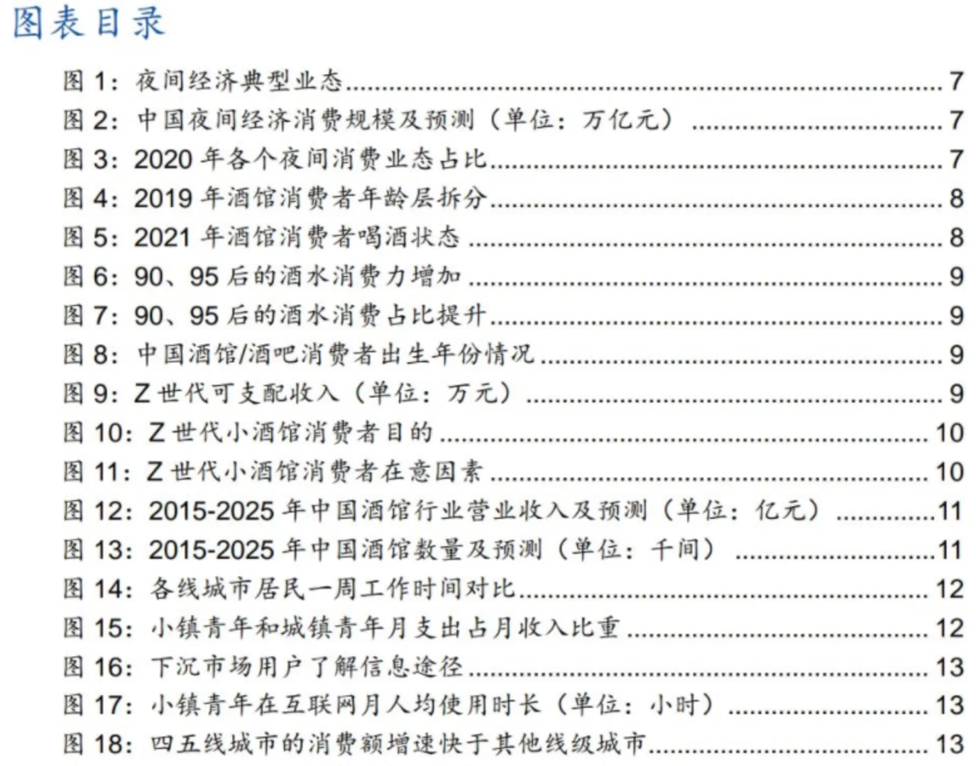 小酒馆行业深度报告--每天一更重要信息