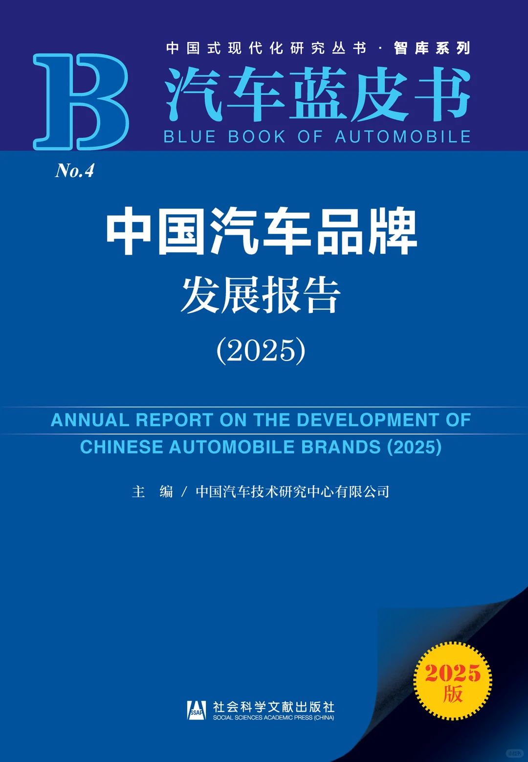 中国汽车品牌发展报告(2025)