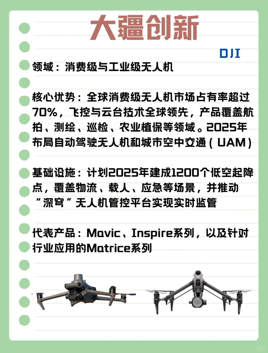 无人机行业八大巨头，你了解几个？