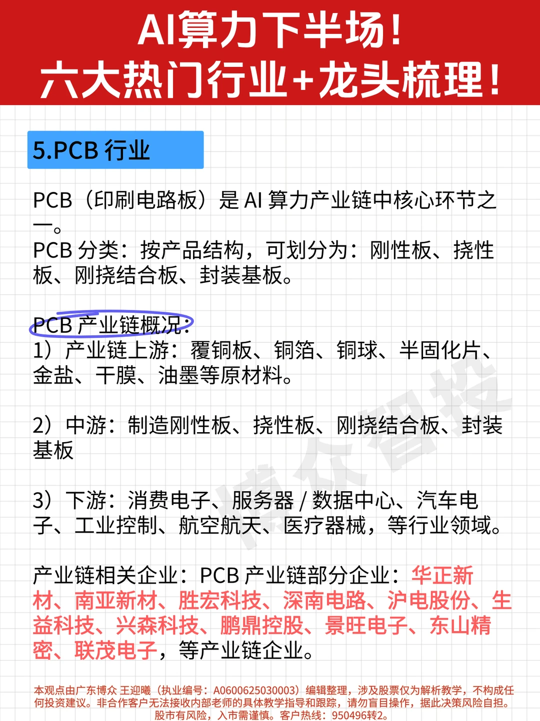 一篇吃透 AI 算力 6 大赛道 + 龙头企业