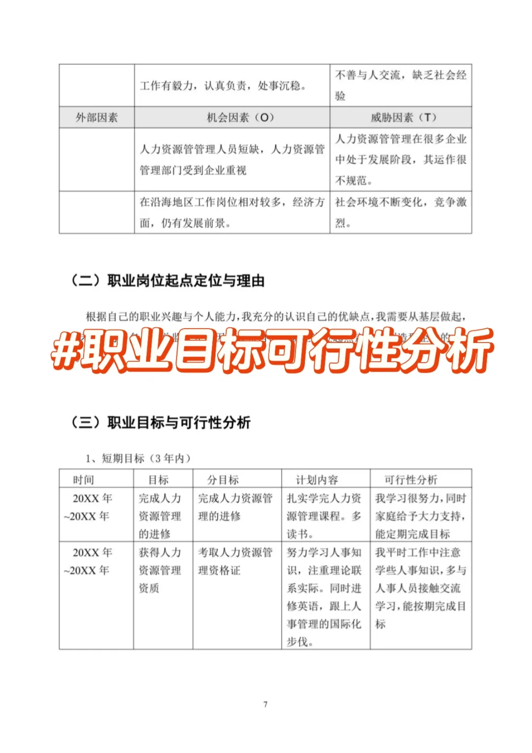 生涯报告直接抄!|天花板级职业生涯规划书