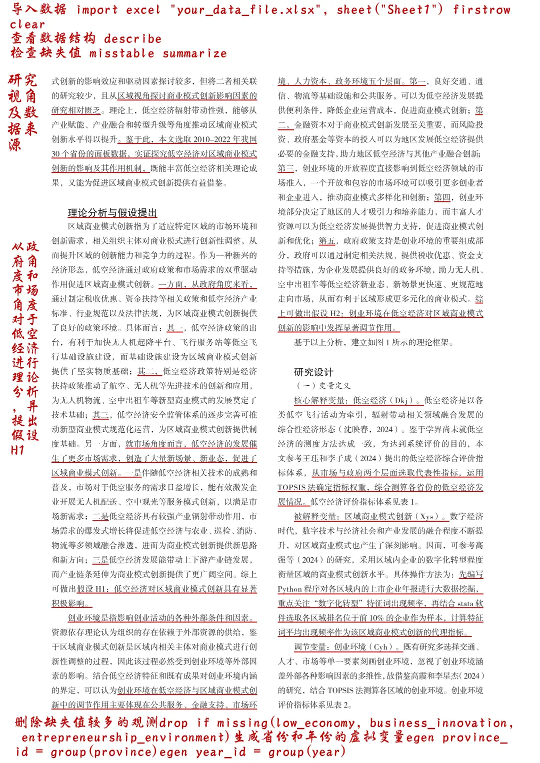 文献分享｜低空经济对区域商业模式创新影响
