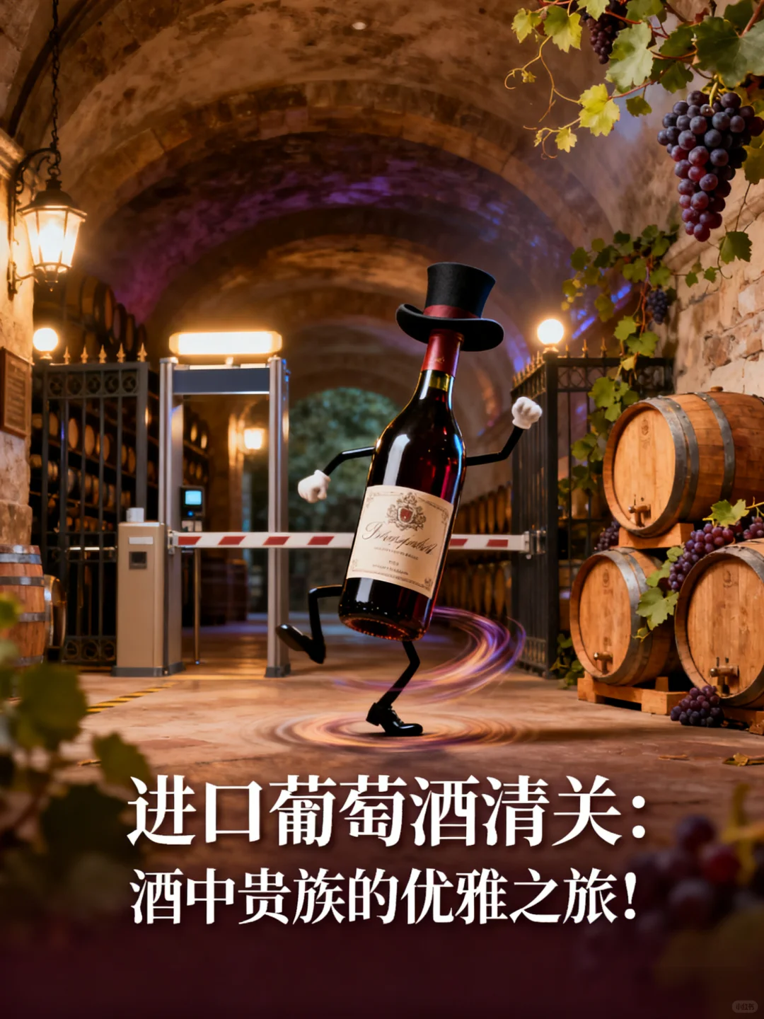 进口葡萄酒清关:酒中贵族的优雅之旅!