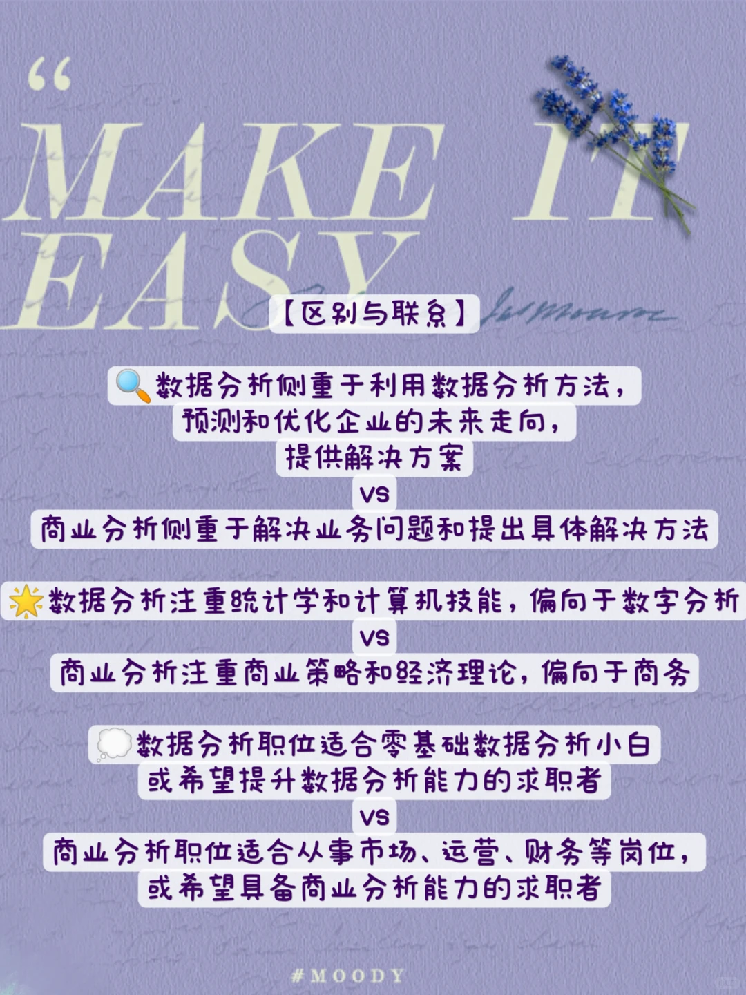 数据分析VS商业分析:异同在哪里❓
