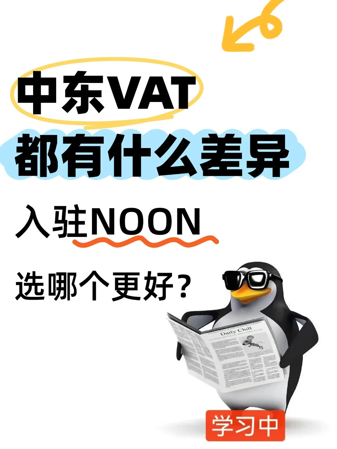 中东VAT有什么差异?入驻NOON选哪个更好?