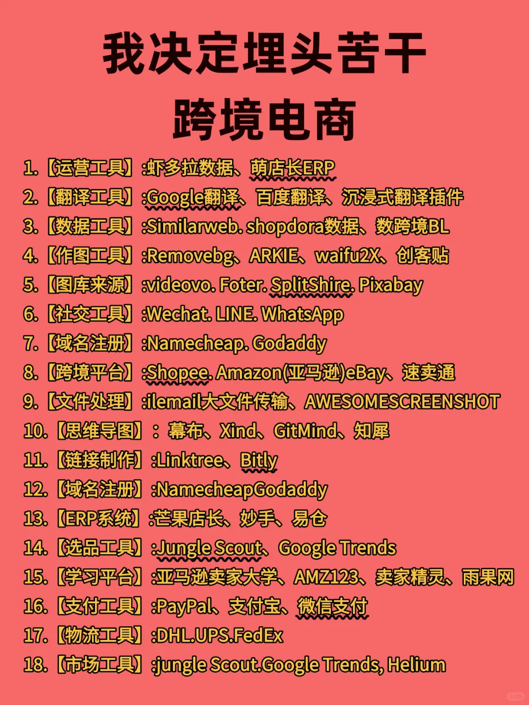 国家都支持搞跨境电商！请大胆的去搞跨境！