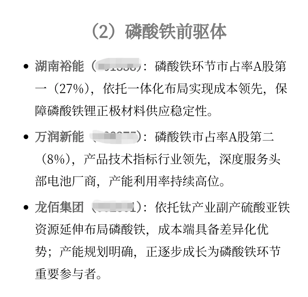 电池行业高成长细分赛道