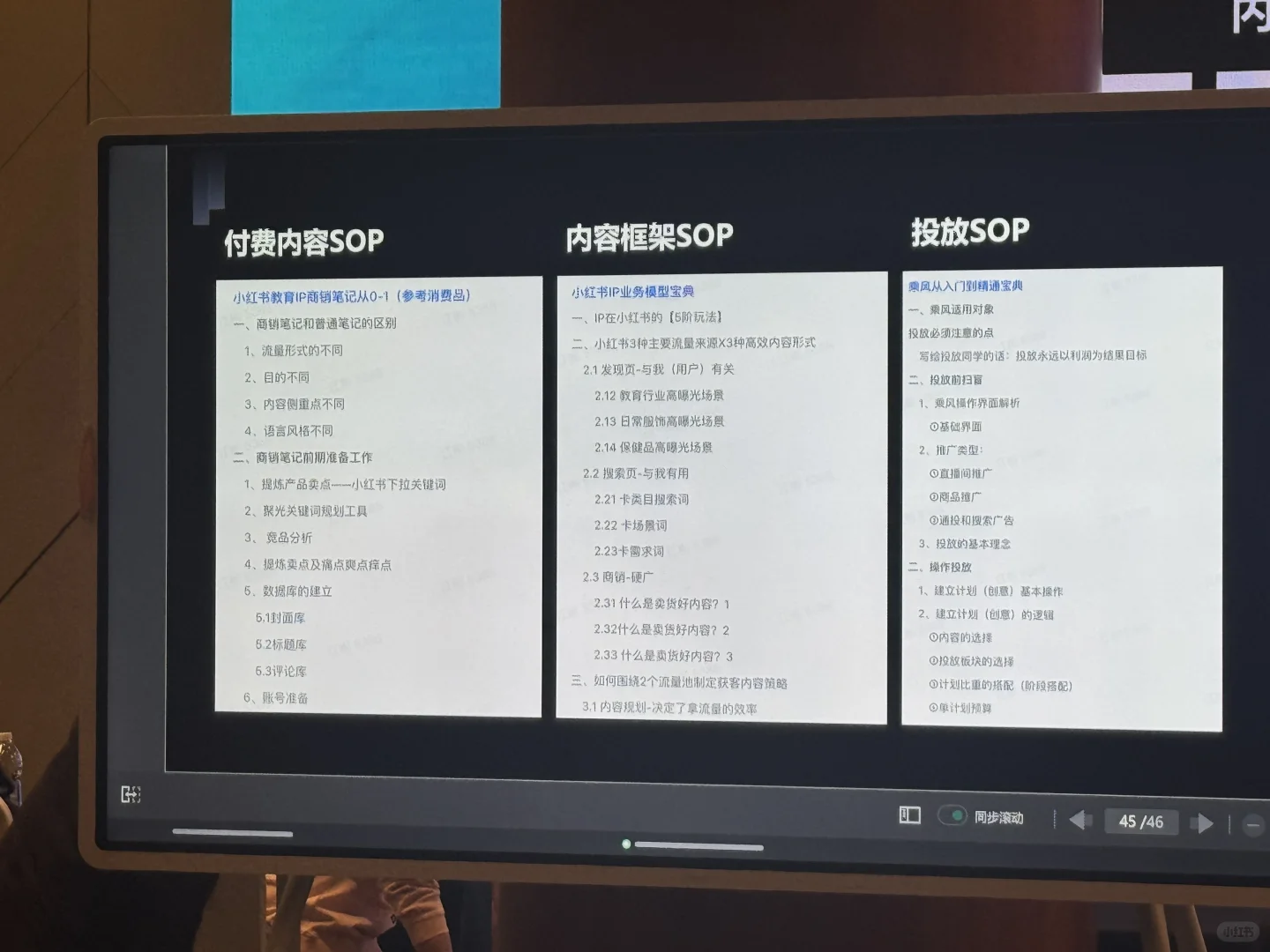 有幸参加小红书教育板块周盼女士线下分享