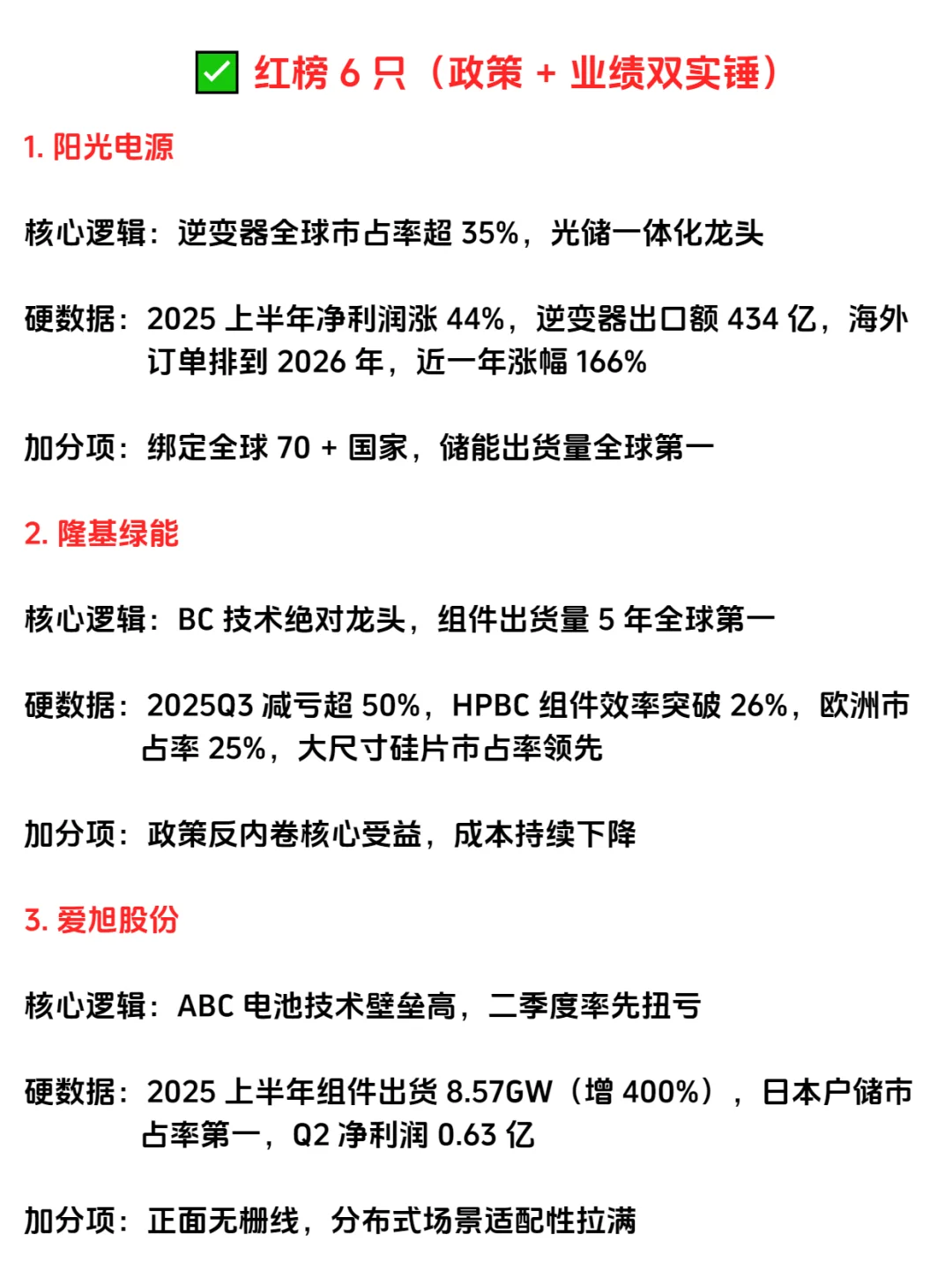 光伏红黑榜！这12个光伏股你都认识吗？