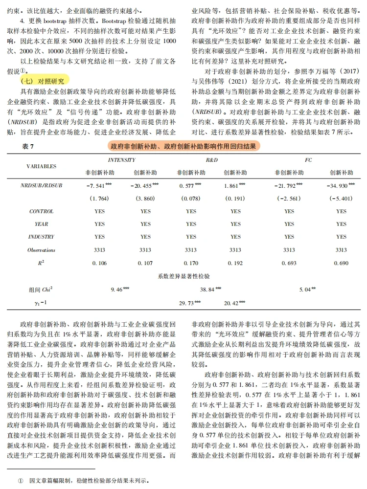 创新补助 + 环境压力，工业降碳双引擎～