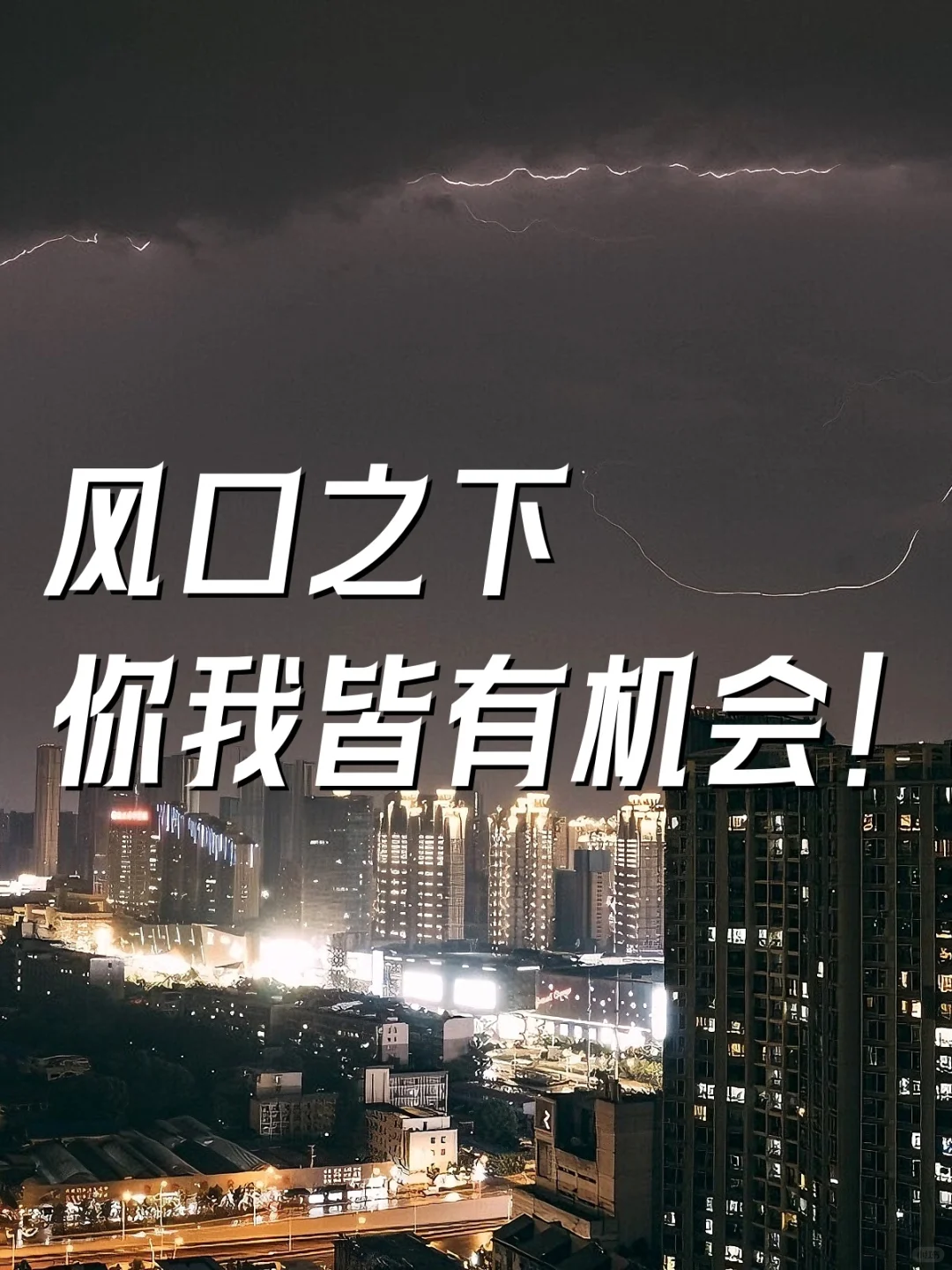 风口之下,你我皆有机会