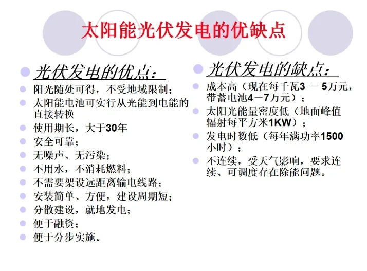 超级干货！31页光伏基础知识培训PPT课件~