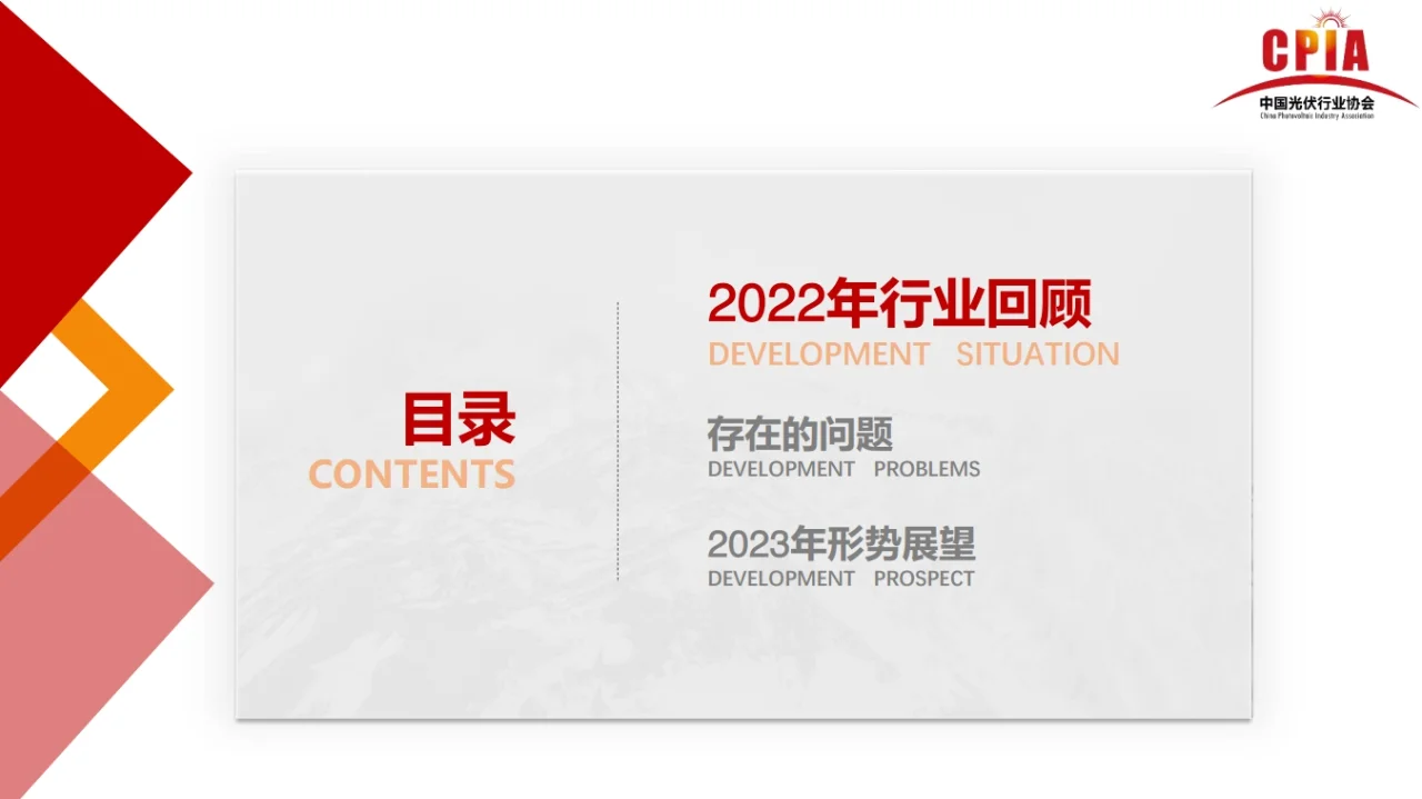 2022年光伏行业发展2023年形势行业研究报告