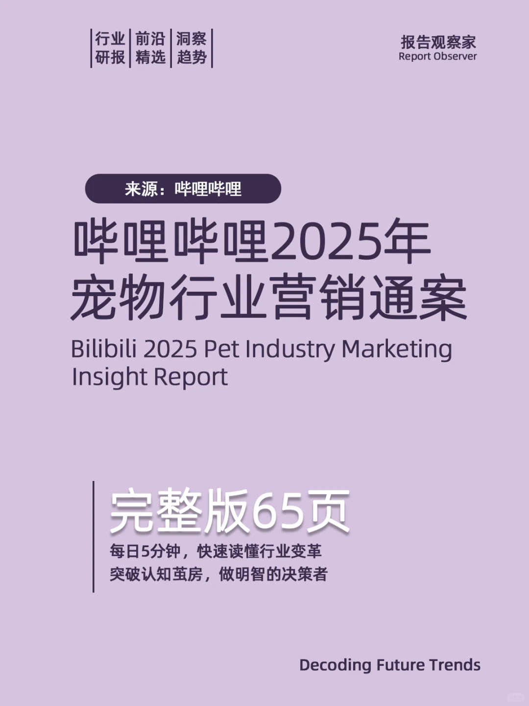 【哔哩哔哩】2025宠物行业营销通案
