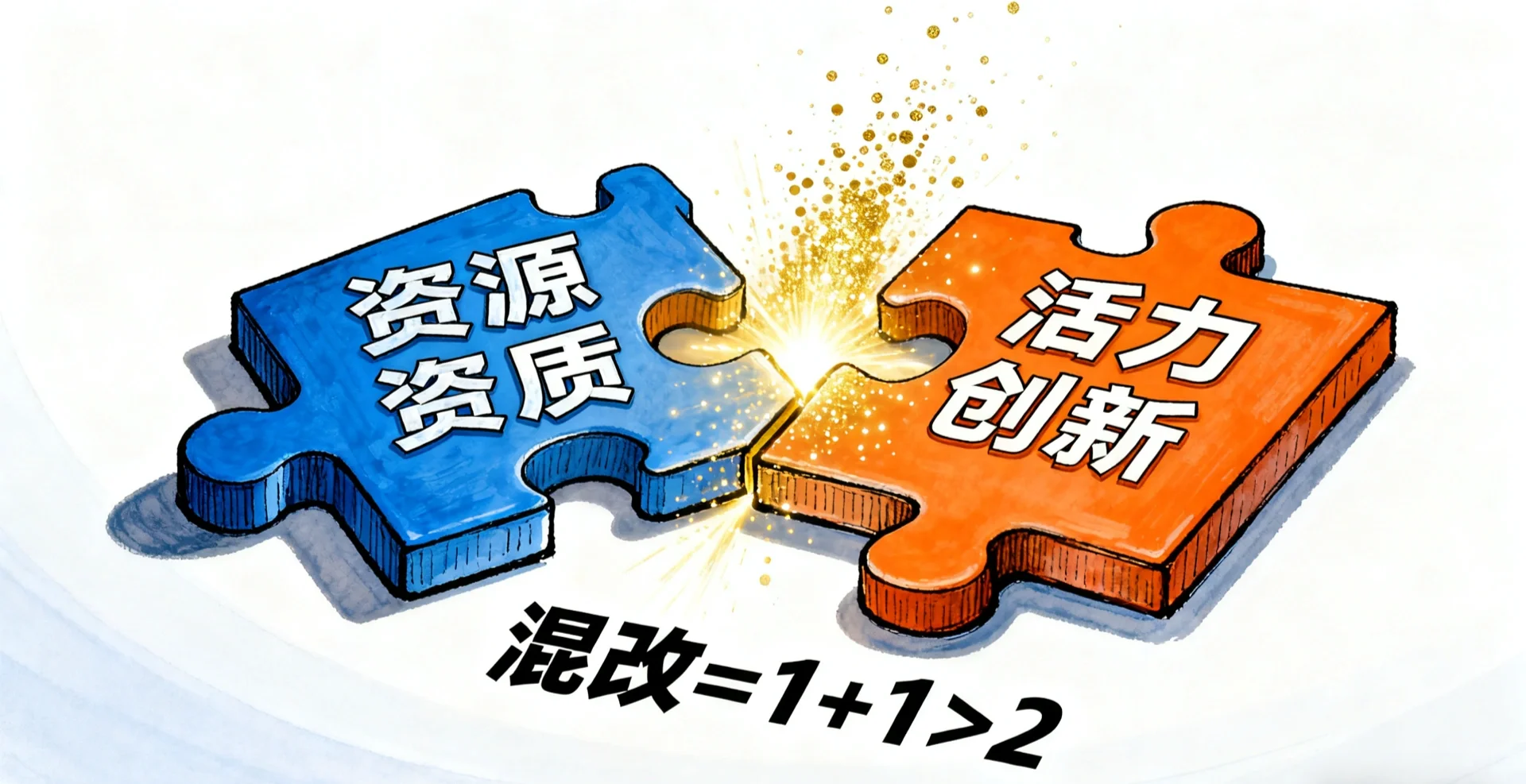 企业混改不是“凑钱”!是国企民企的“双向奔赴
