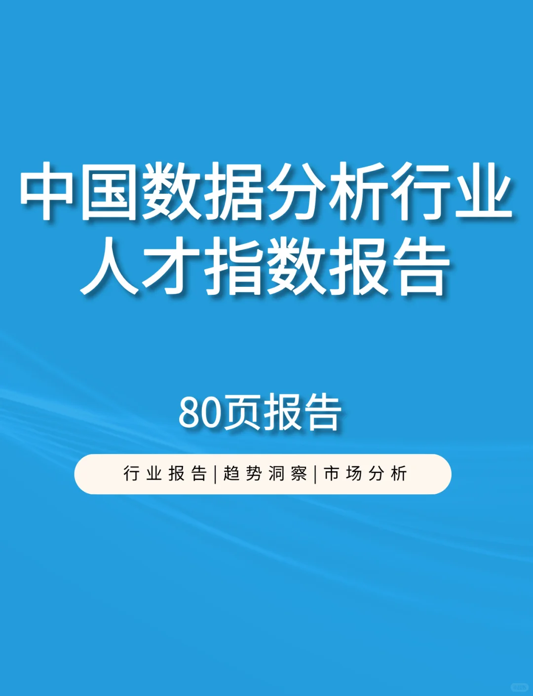 中国数据分析行业人才指数报告