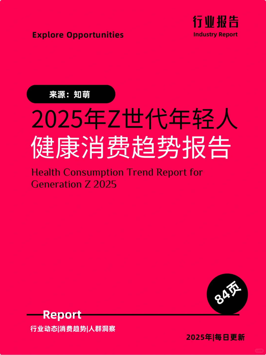 2025年Z世代年轻人健康消费趋势报告