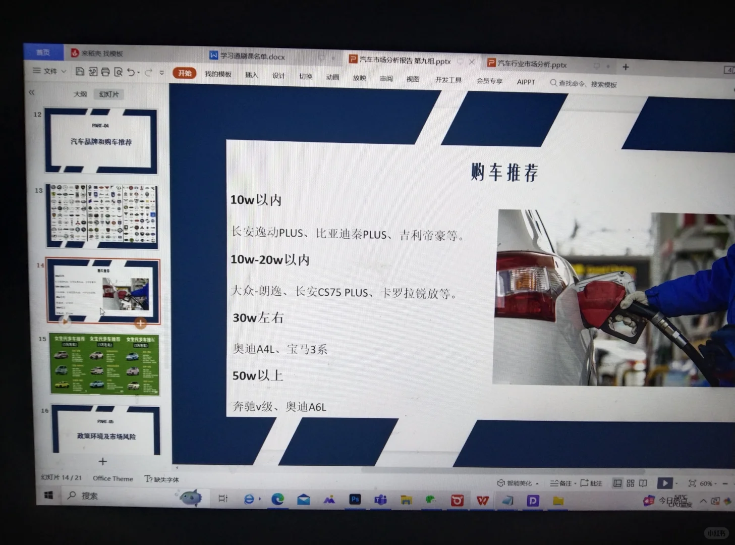 汽车行业市场分析报告