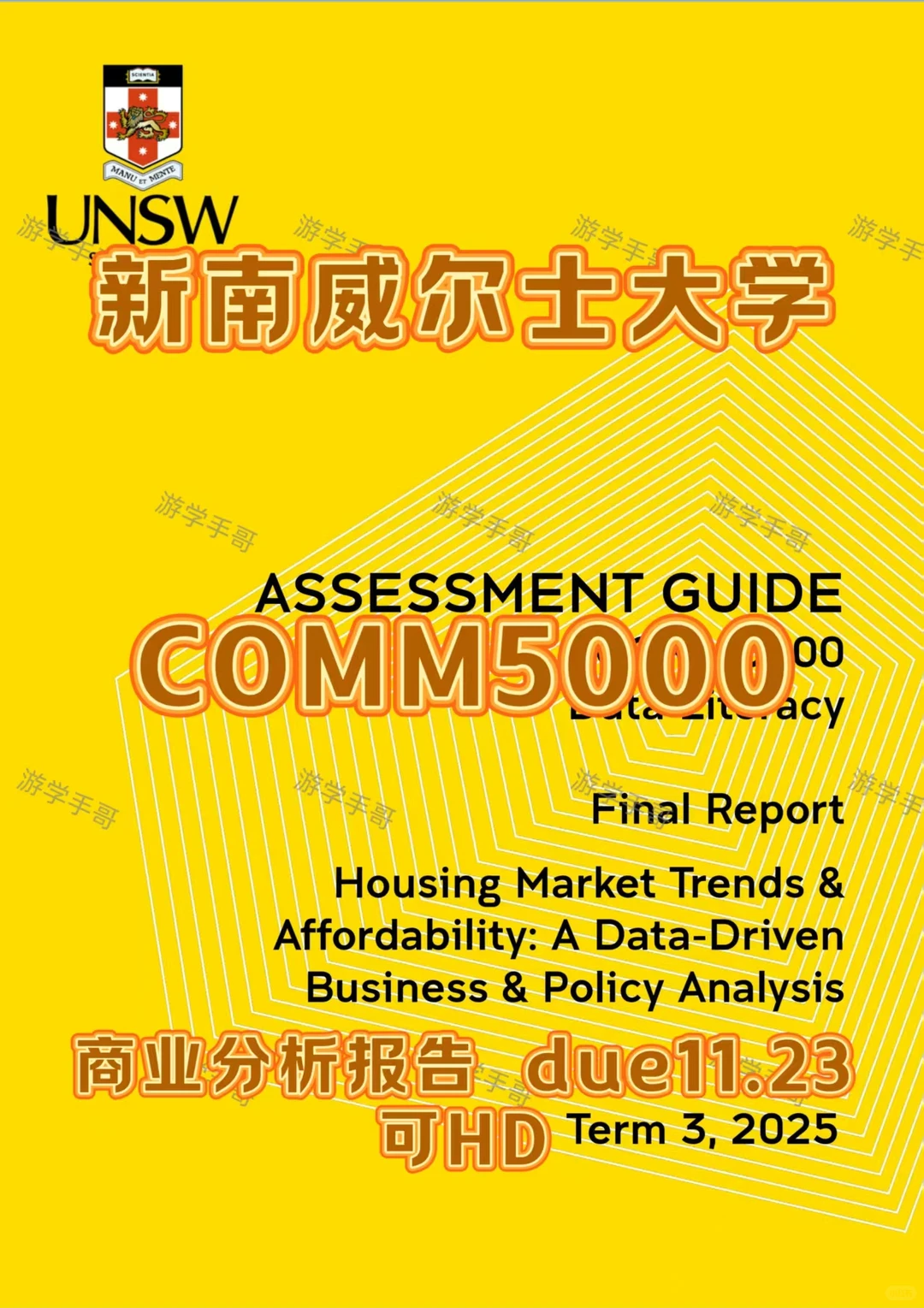 新南威尔士COMM5000 due11.23可滴滴