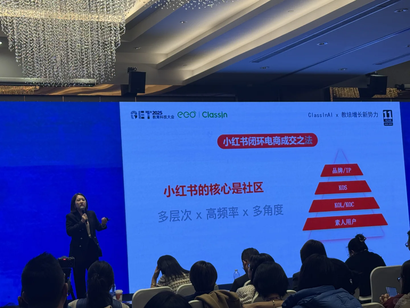 有幸参加小红书教育板块周盼女士线下分享