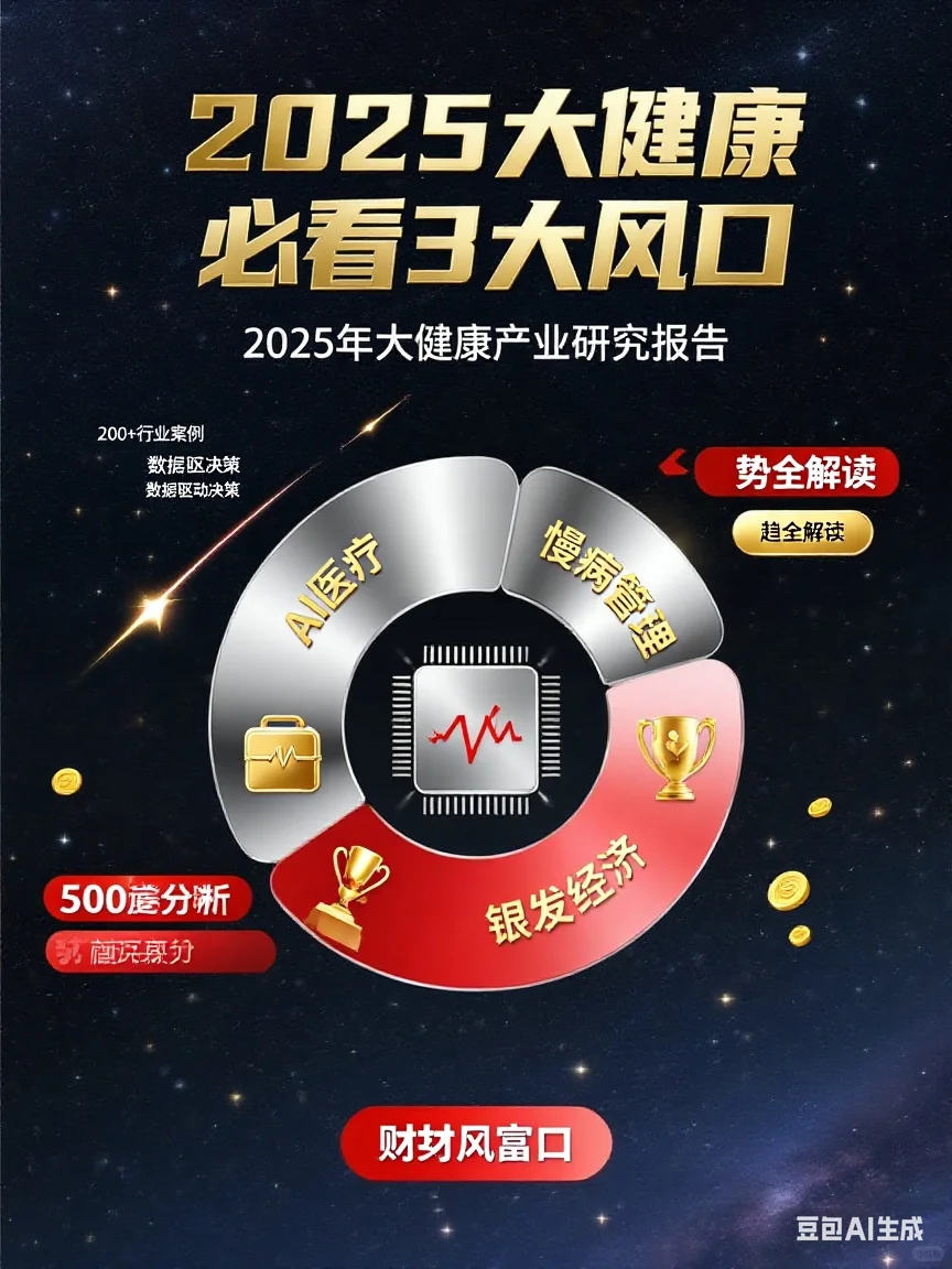 大健康产业风口已至！2025最新趋势报告