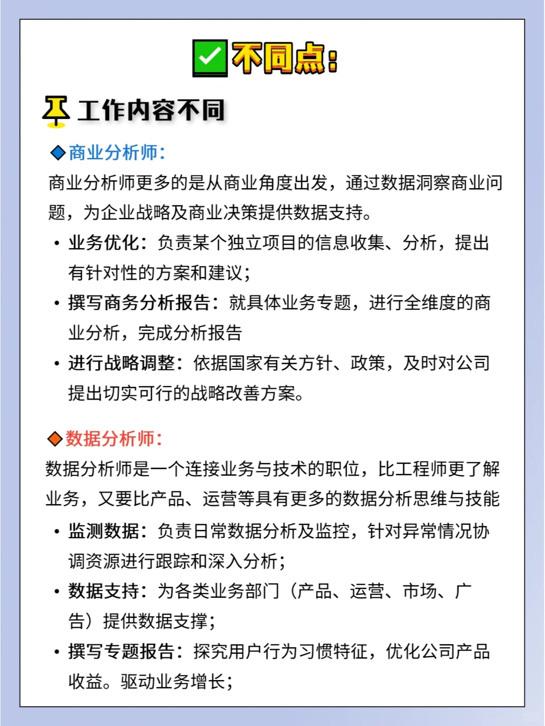 数据分析?商业分析→原来差别这么大?