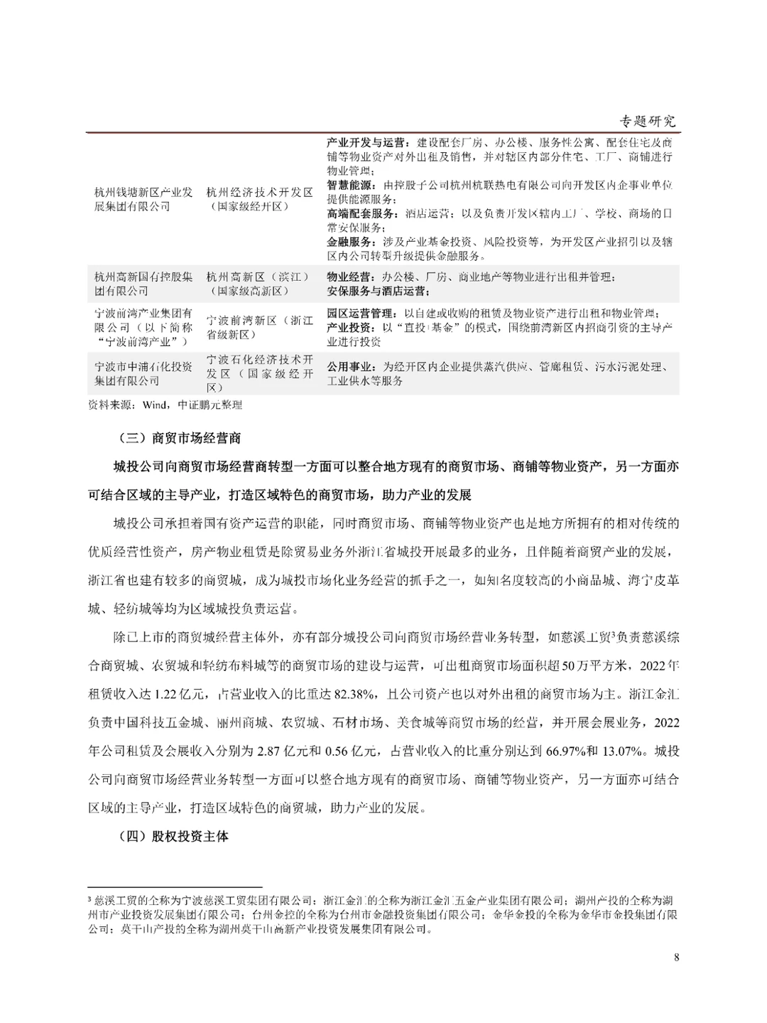 城投公司转型发展系列报告\城投平台转型