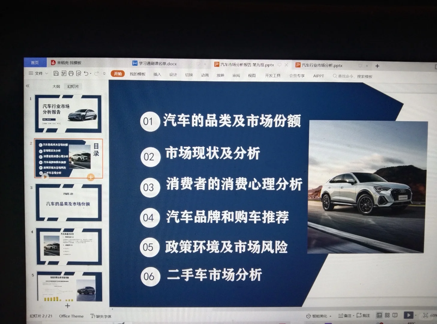 汽车行业市场分析报告